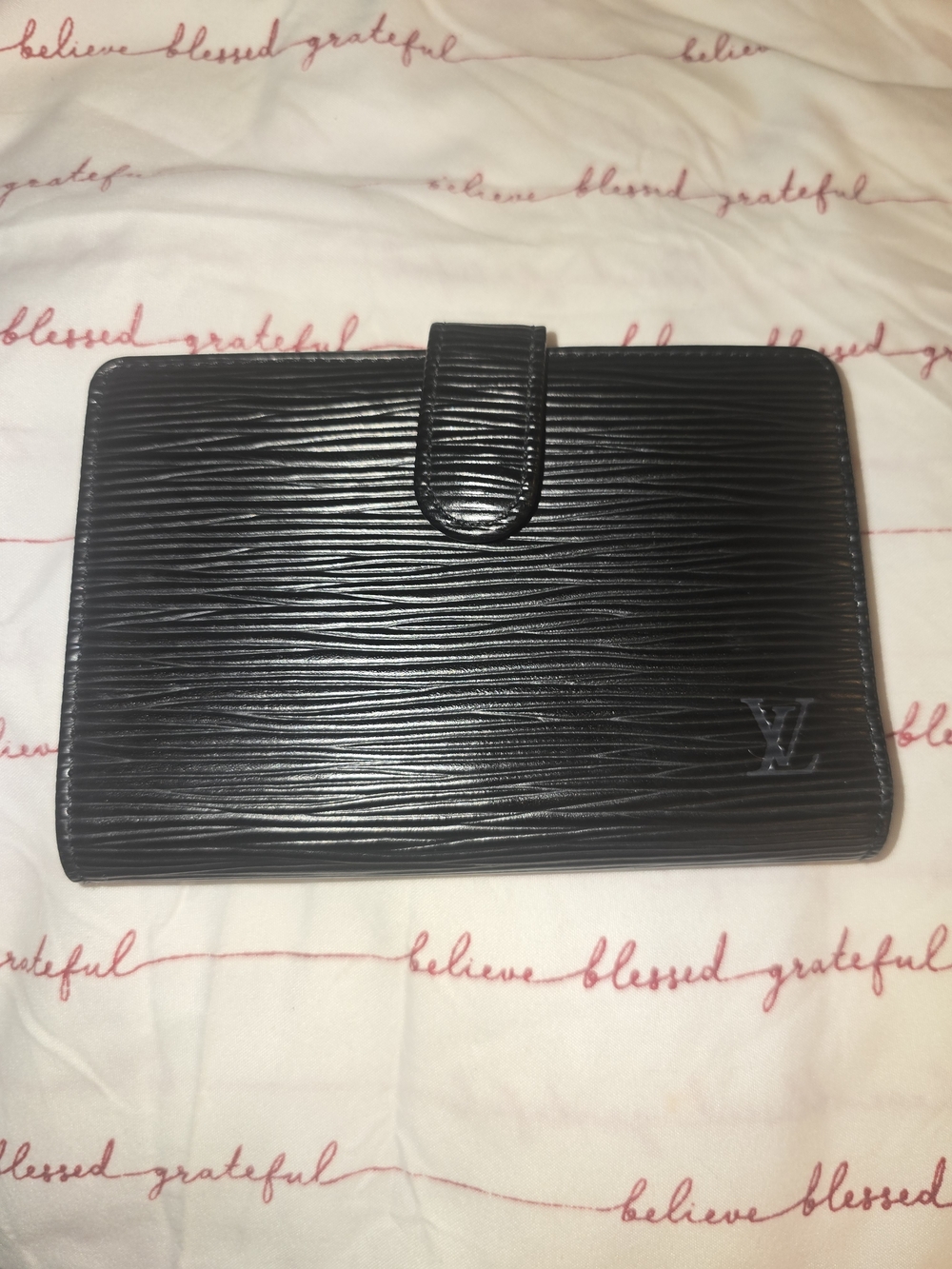 Louis Vuitton Black Mini Epi Wallet - Picture 1 of 15